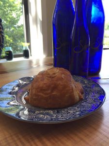 Almond croissant in Saratoga Springs NY