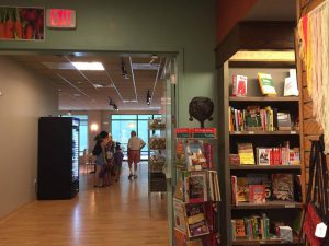 Northshire Bookstore Entrance to Berkshire Mountain Bakery in Saratoga Springs NY