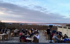 patio, people, view